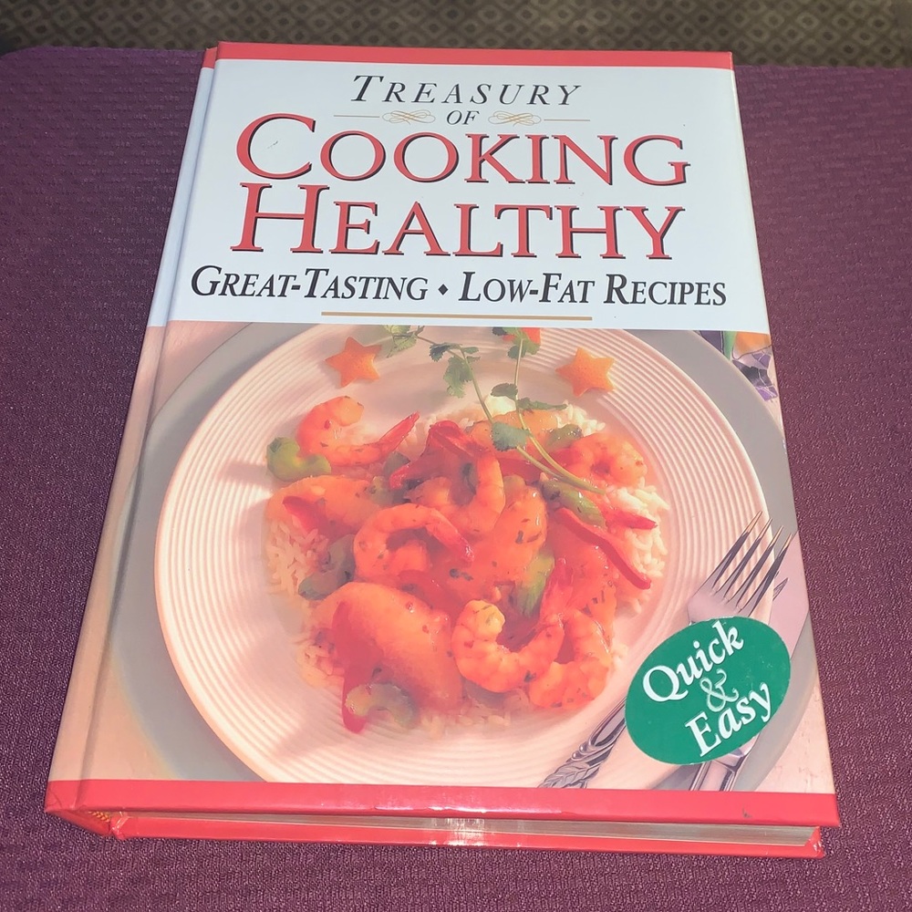 Treasury of cooking healthy cookbook low-fat 🥗